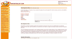 Desktop Screenshot of importerlist.com